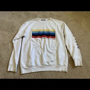 Stripped brandy crew neck
